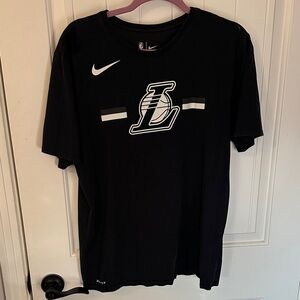 Nike Black and White Men's Logo Jersey